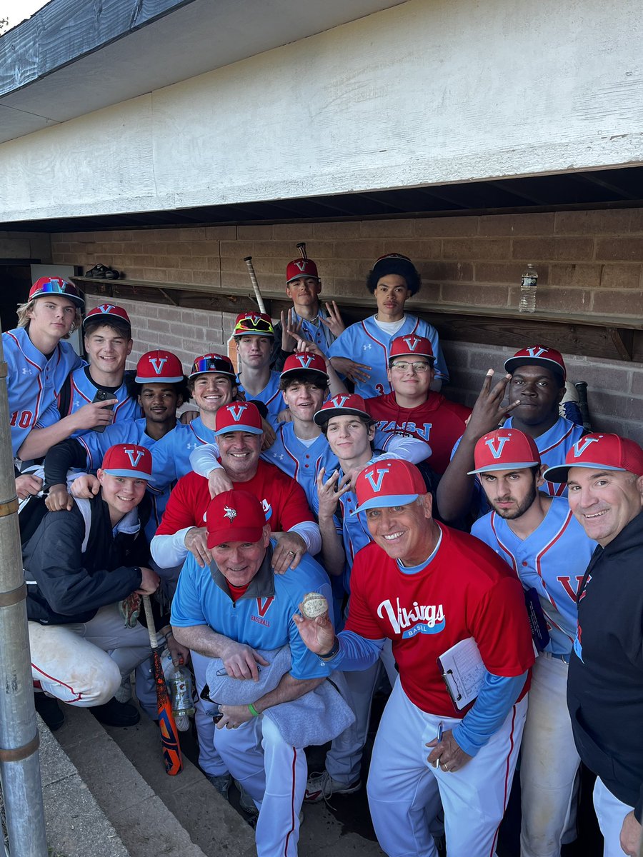 Villa Angela St. Joseph Baseball (@vastjoebaseball) on Twitter photo Vikings win 4th in a row, 7-5 over a very good Chagrin Falls team, in 8 innings. Vikings travel to Revere tomorrow for a 1:00 first pitch to close out the week. #gogo 🔴🔵<a href="/VASJVikingsAD/">VASJ Vikings Athletics</a> <a href="/NHPreps/">News-Herald preps</a> <a href="/BHercikNH/">Ben Hercik</a> Vikings win 4th in a row, 7-5 over a very good Chagrin Falls team, in 8 innings. Vikings travel to Revere tomorrow for a 1:00 first pitch to close out the week. #gogo 🔴🔵<a href="/VASJVikingsAD/">VASJ Vikings Athletics</a> <a href="/NHPreps/">News-Herald preps</a> <a href="/BHercikNH/">Ben Hercik</a>