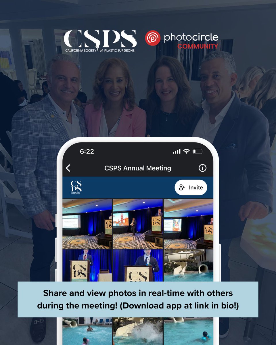 Download the Photocircle app and join our private gallery to share and view photos in real-time with other members during #CSPS2025.

🤳 It takes less than 2 minutes to join! Link in bio to download the app, register, and join the CSPS 2025 meeting circle!