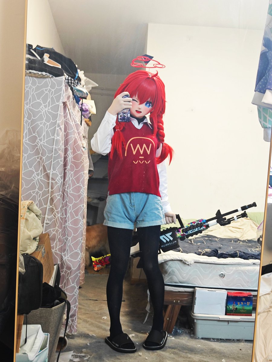 #BlueArchive #kigurumi #蔚蓝档案 #着ぐるみᕕ(◠ڼ◠)ᕗ