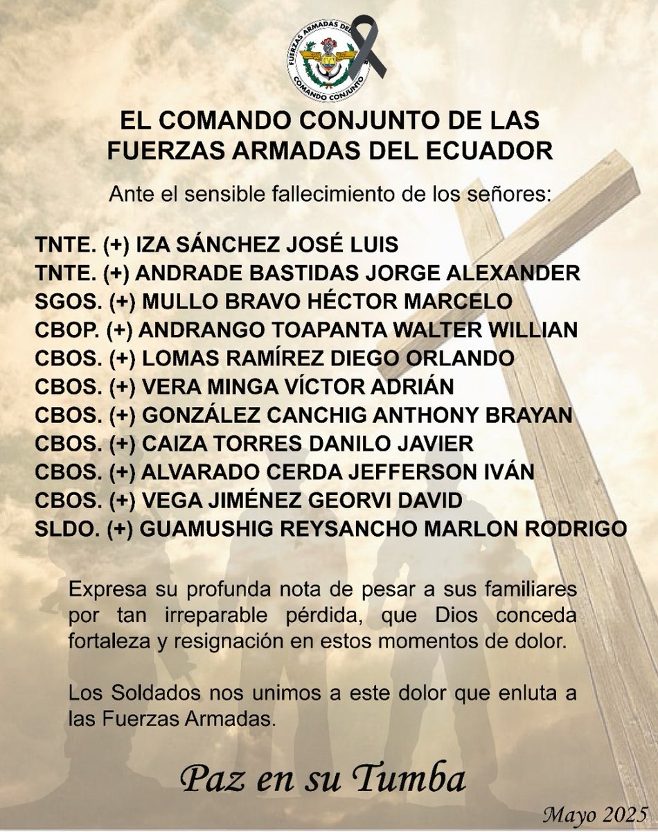 11 Militares son emboscados y asesinados con granadas y explosivos cumpliendo su trabajo combatiendo la minería ilegal, no veo a todos esos hipócritas que se rasgan las vestiduras como defensores del pueblo, esos politiqueros hipócritas con sus asquerosas granjas de trolls