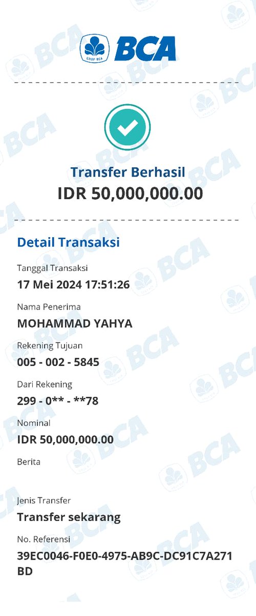 KustriyadiEdi's tweet photo. Ibu saya bernama IIS AISYAH, telah menjadi korban investasi bodong yang bernama CSI. Direktur PT Cakrabuana Sukses Indonesia (CSI) adalah Mohamad Yahya dan Imam, kronologi : 

Di bawah ini adalah bukti transfer ibu saya kepada  Mohammad Yahya (Penipu) https://t.co/RKIjevluJr