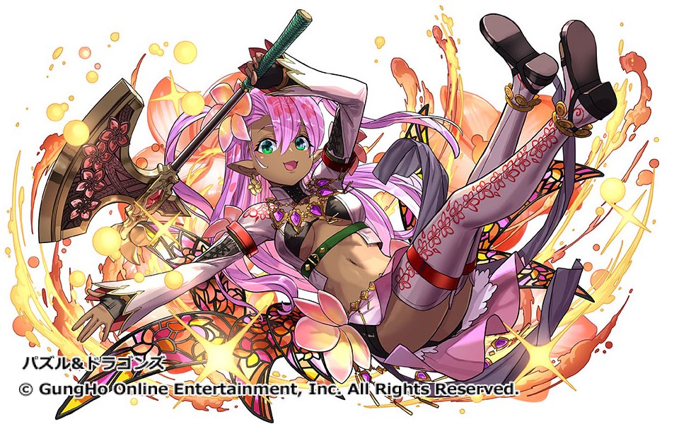 「星紡ぐ精霊イベント開催中ーそろそろアジサイの季節ですかね#パズドラ 」|安達洋介のイラスト