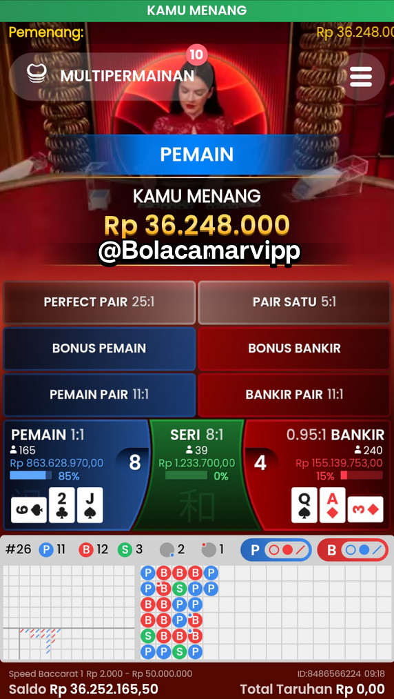 Bolacamarvipp's tweet image. Virtual pen? Oke
Baccarat? Lebih oke

#stopjudi #baccarat #antivar #bolacamarvipp #zonauang #zonajajan #zonabu