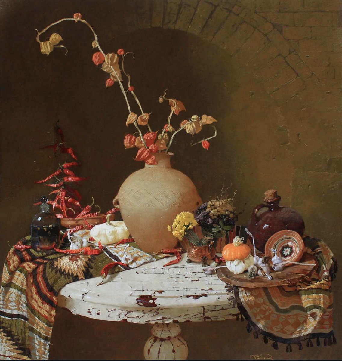 olimpossergi's tweet photo. Artem Rogowoi, "Still Life From the South"
Tuval üzerine yağlı boya, 51 x 47"

#natürmort #stilllife #artoftheday #artcollector #stilllifepainting #contemporarystilllife #artgallery #contemporaryart https://t.co/tYV2es43Tn