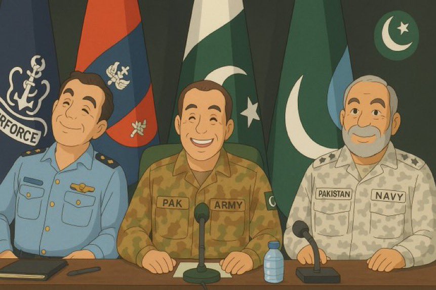 They knew already they were going to own India tonight . 🔥😭
#OperationBunyanulMarsoos