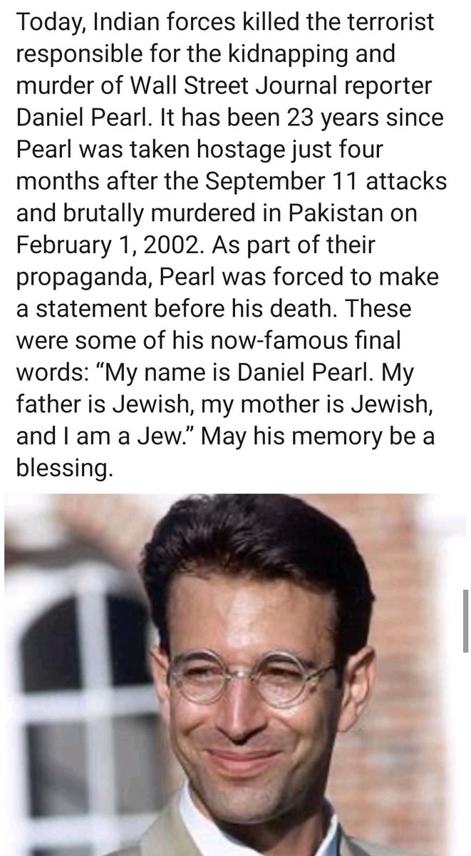 abhishek2mishra's tweet image. Dear West , 
IMF bailout shows the double standard of yours while dealing with #terrorism.

However , on your behalf we have taken revenge of #Danielpearl. #USA #UN #UK 
Support #IndianArmy