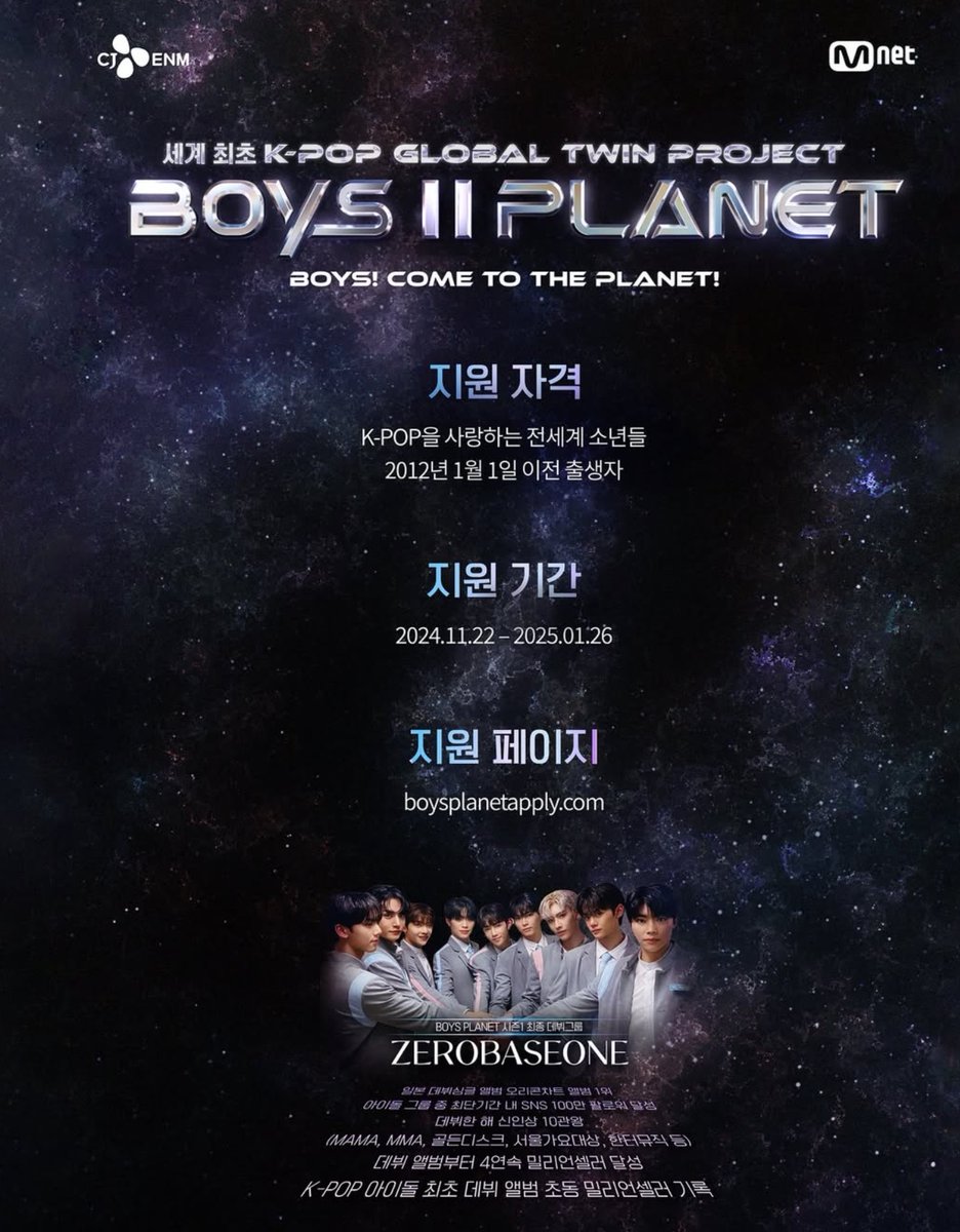 キム・ジュンソ、Mnet『ボーイズ 2 プラネット K』で3度目のアイドル