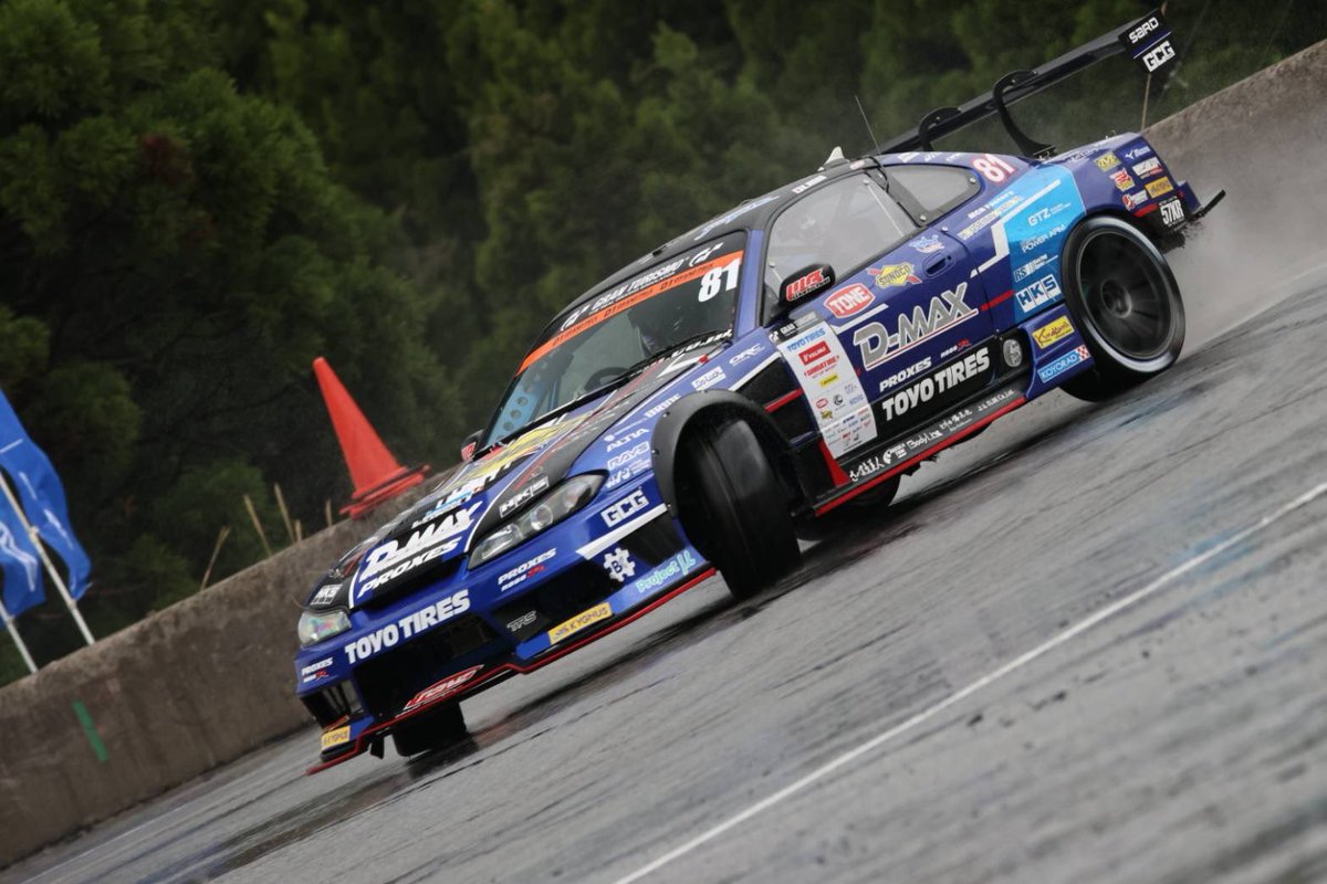 TEAM D-MAX RACING No.81
D1GP Rd.1は、単走予選惜しくも予選通過できず，明日のRd.2奥伊吹に期待です。