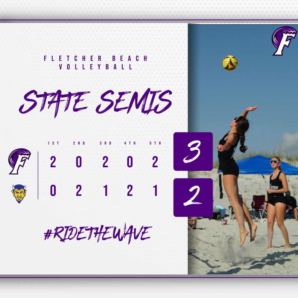 Let’s go ladies!!! State championship tomorrow morning!!! #RideTheWave <a href="/CFreemanJAX/">Clayton Freeman</a>