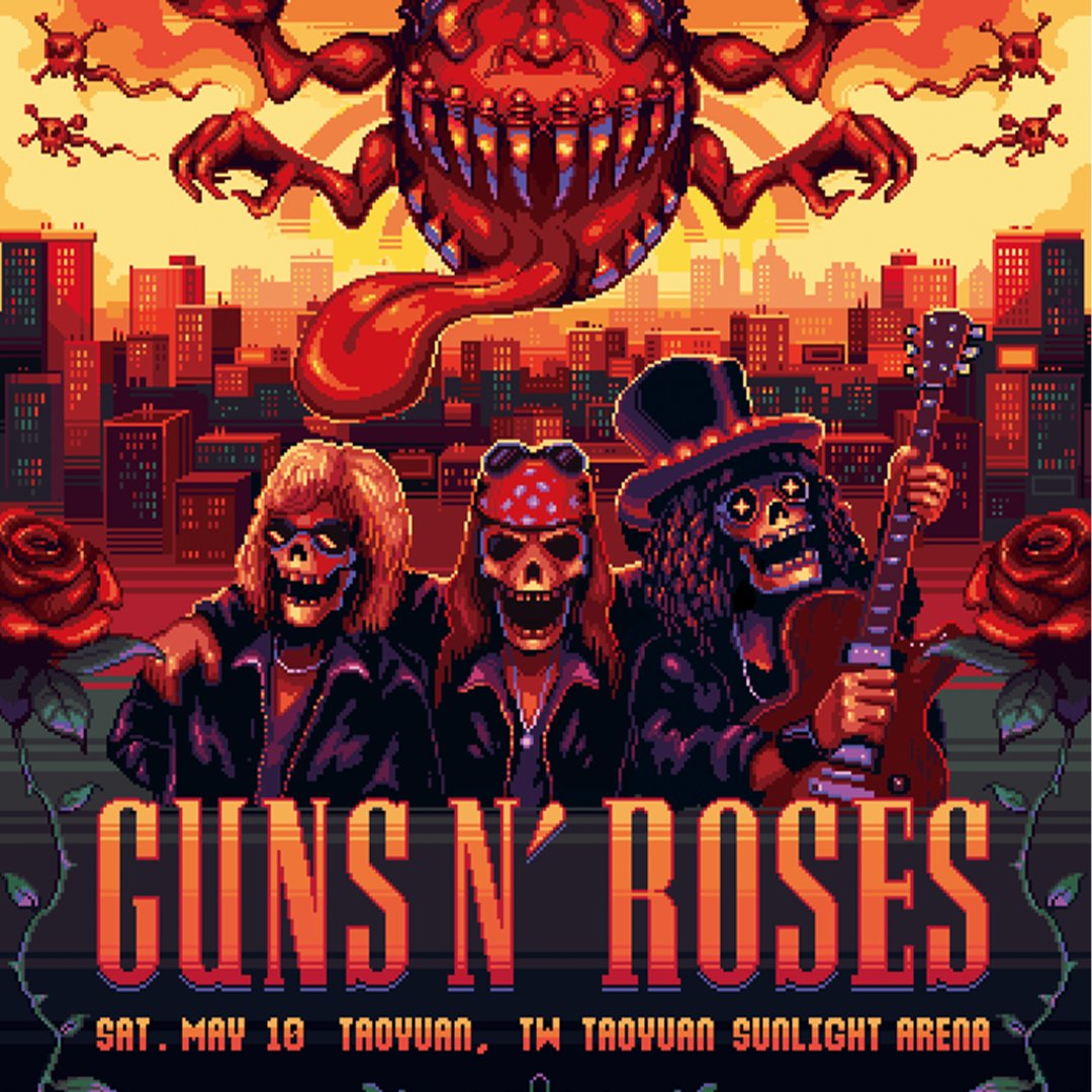 Taiwan, it's been too long! We're back tonight in Taoyuan City for the first time since 2018. See you there🤘