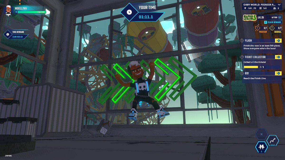 Definitely could've trained a bit more for this marathon in <a href="/TheSandboxGame/">The Sandbox</a> 🥵 tsbga.me/TheSandbox #AlphaSeason5