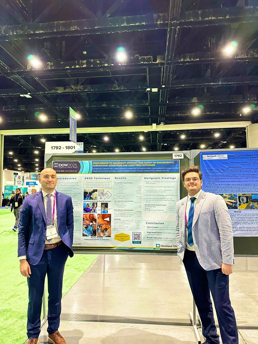 MetinErkayaMD's tweet image. ✨ Back from an inspiring week at #DDW2025 in San Diego! Honored to present our @ClevelandClinic CRS research and witness the incredible work shaping the future of GI surgery.
@SSATNews @DDWMeeting @CCFSurgery