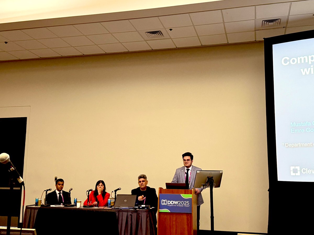 MetinErkayaMD's tweet image. ✨ Back from an inspiring week at #DDW2025 in San Diego! Honored to present our @ClevelandClinic CRS research and witness the incredible work shaping the future of GI surgery.
@SSATNews @DDWMeeting @CCFSurgery