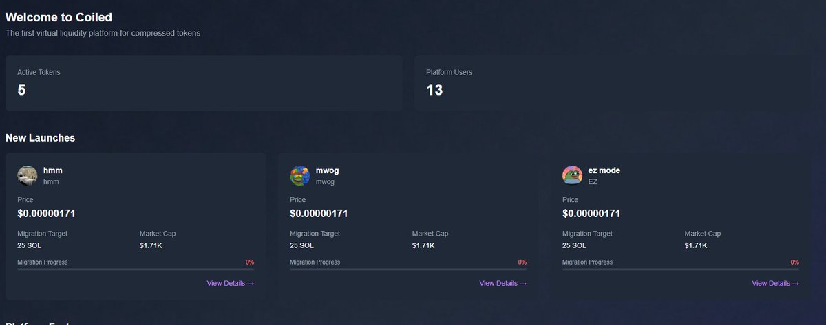 coiledfun's tweet image. A few tokens have already been launched on the coiled.fun platform!

Which will be first to migrate?