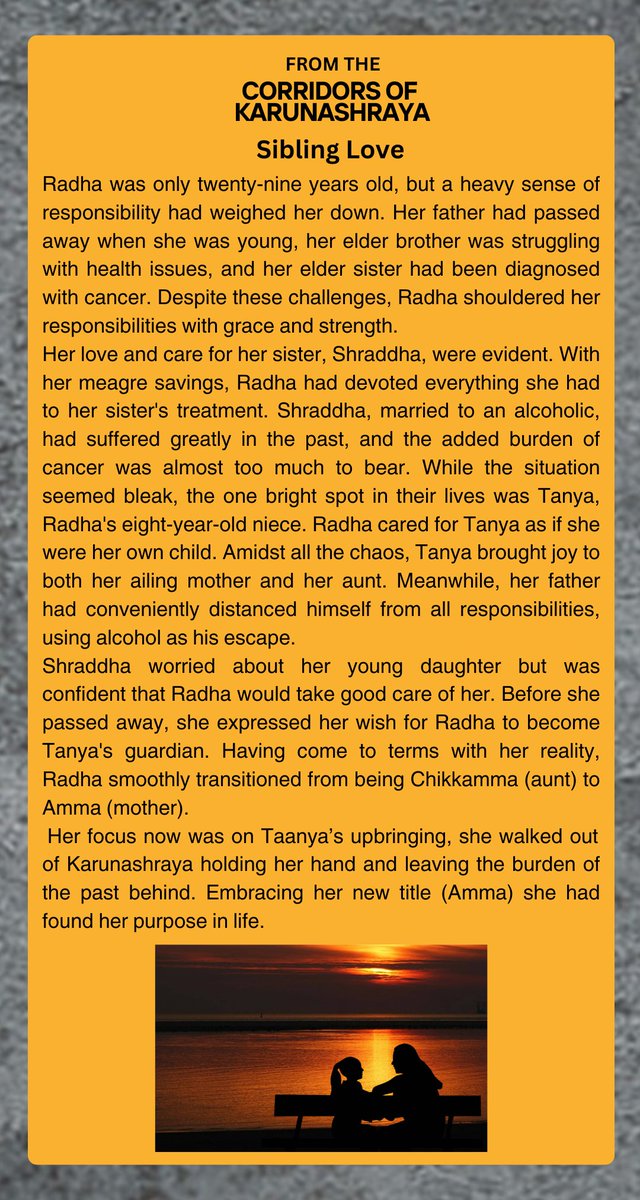 The Corridors of Karunashraya occasionally witness clouds of gloom, but a ray of hope and love appears as a silver lining, dispersing those clouds. Presenting the next story from the Corridors of Karunashraya.

#shortstories #palliative #palliativecare #hospicecare #endoflifecare