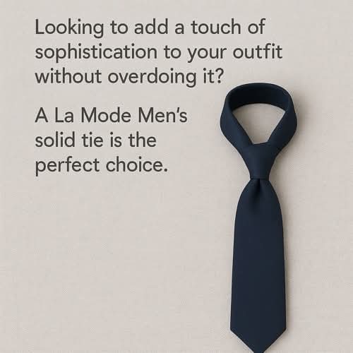 men_mode's tweet image. Looking to add a touch of sophistication to your outfit without overdoing it? A La Mode Men's solid tie is the perfect choice. #SubtleStyle #MenswearLook #LaModeMens