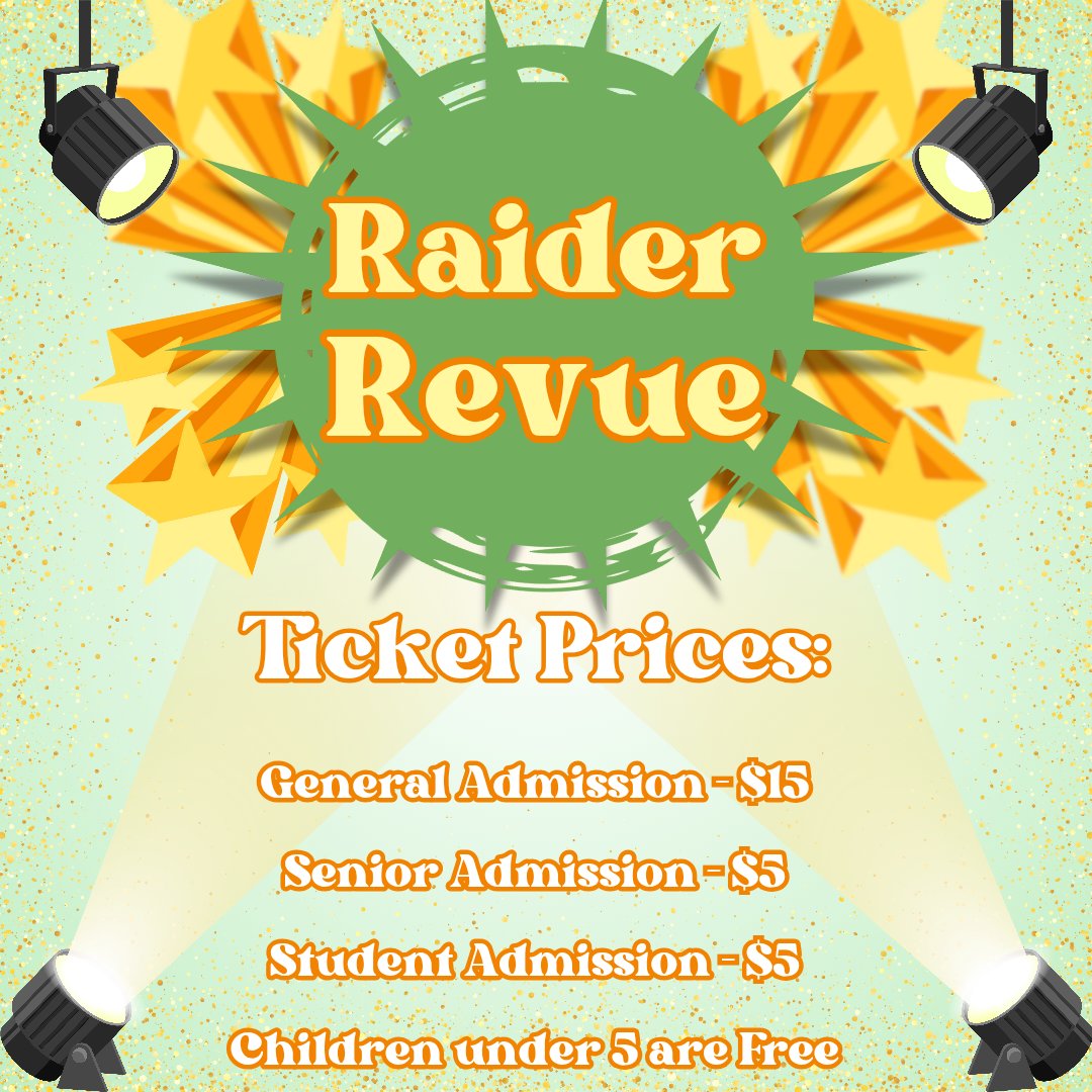 Get your groovy pants on for our last concert of the year; Raider Revue!
We have an underclassmen night on Friday and then a mainly Senior night on Saturday!  Tickets can be bought on our website (smschoirs.com) or at the door. 
Friday and Saturday, 7 pm, SMS Auditorium