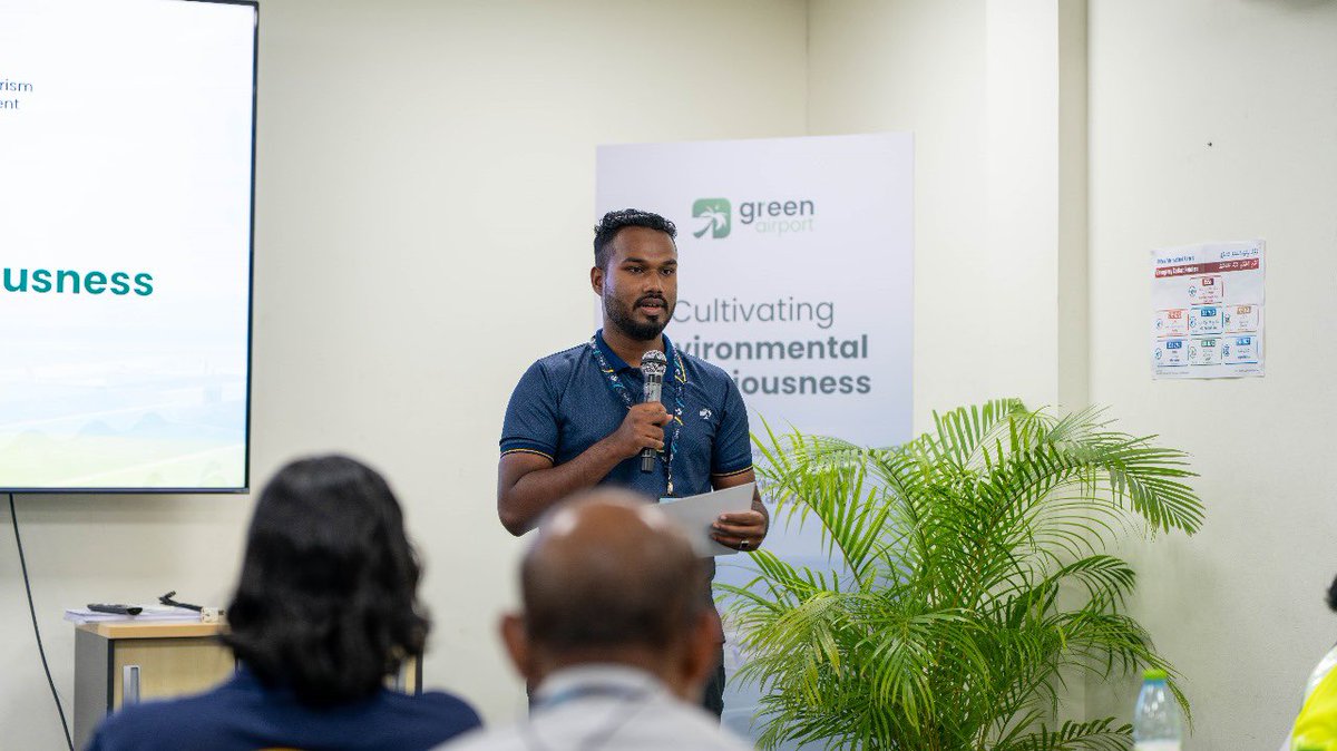 The second session of the ongoing Green Airport Program, organized by <a href="/MACLmedia/">Maldives Airports Company Ltd</a> in collaboration with the Ministry of Tourism and Environment, focused on maintaining ecological balance and emphasized the need for sustainable solutions to address environmental challenges faced by