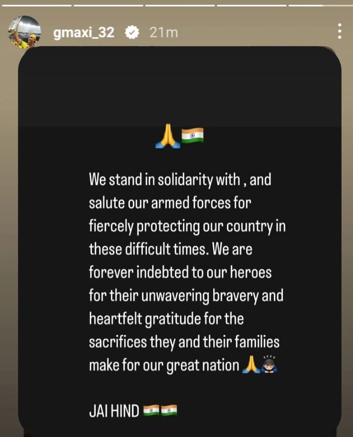 Glenn maxwell reacts on this but our so called Bollywood didn’t react 😡😡
#IndiaPakistanWar2025 #IndianArmy