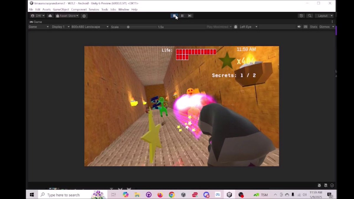 davididev's tweet image. Happy #screenshotsaturday fellow #indiedev peeps.  Mostly working on both #VR projects in #godotengine and #madewithunity.  Started coding the avatar in Thank You VR and added a new enemy to Tim&apos;s game.
youtube.com/watch?v=NIVTsk…