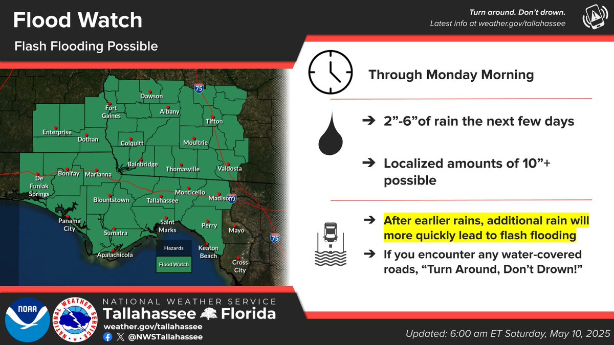 NWS Tallahassee tweet media