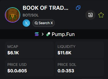 minnicuper45453's tweet photo. #BOT / #SOL
ER8y546QVBemN4dwuSuW95k6UERrXfECFVpdoESrpump
VIP MC : 6.1K -> 155K done : x 25
TG : https://t.co/RKrOSeulTF
This is my call in the group, you can join the group to see and receive the call soonest!
#MIRAI #woofcoin #ballscoin #callmebabby #Domo https://t.co/GrQKSk0mw6