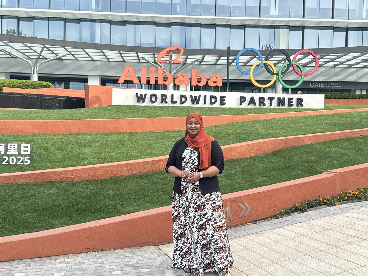 Visited Alibaba HQ in Hangzhou with our Commercial Attaché Guled Warsame. We shared Somalia’s NTP priorities &amp; discussed collaboration in fintech, logistics &amp; e-commerce. Somalia is ready to be a logistics &amp; innovation hub in Africa. Thanks to the Alibaba team for hosting us!