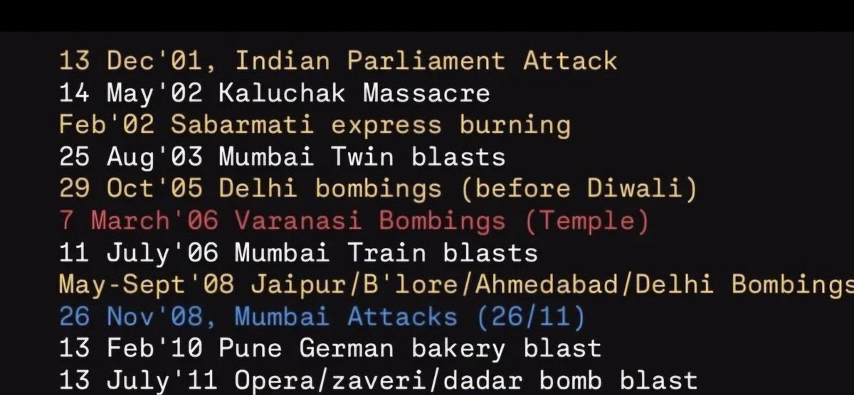 janicef61326344's tweet image. A compressed list of all the #TerroristAttack  perpetrated by Pakistan- funded terror groups towards India.  
And now we become the problem? Huh nice. 
#Blamegame