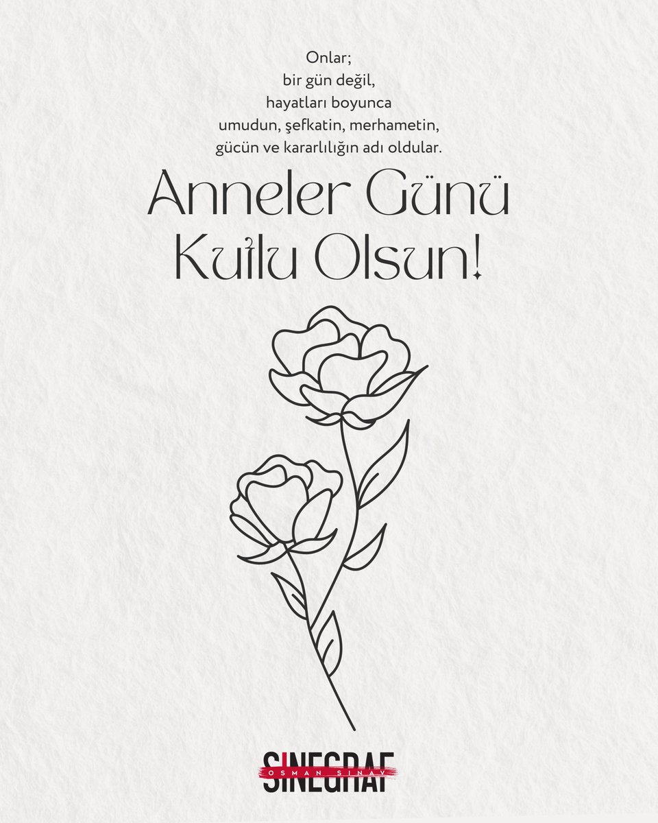 Onlar; bir gün değil, hayatları boyunca umudun, şefkatin, merhametin, gücün ve kararlılığın adı oldular. #AnnelerGünü kutlu olsun!