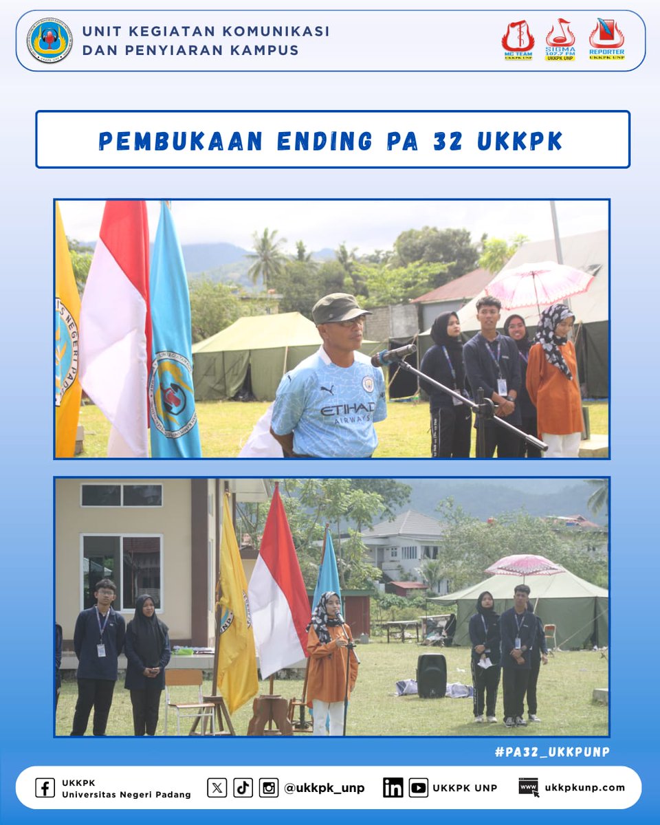 Hai Intelektual Muda 👋🏻

Sabtu, 10 Mei 2025 telah berlangsung pembukaan semi formal ENDING (Era Baru Is Beginning) di Lubuk Lukum, Lubuk Minturun. 

#PA32_UKKPKUNP
#TheNextWave_UKKPKUNP
32

Wish you all the best and see you next🤗