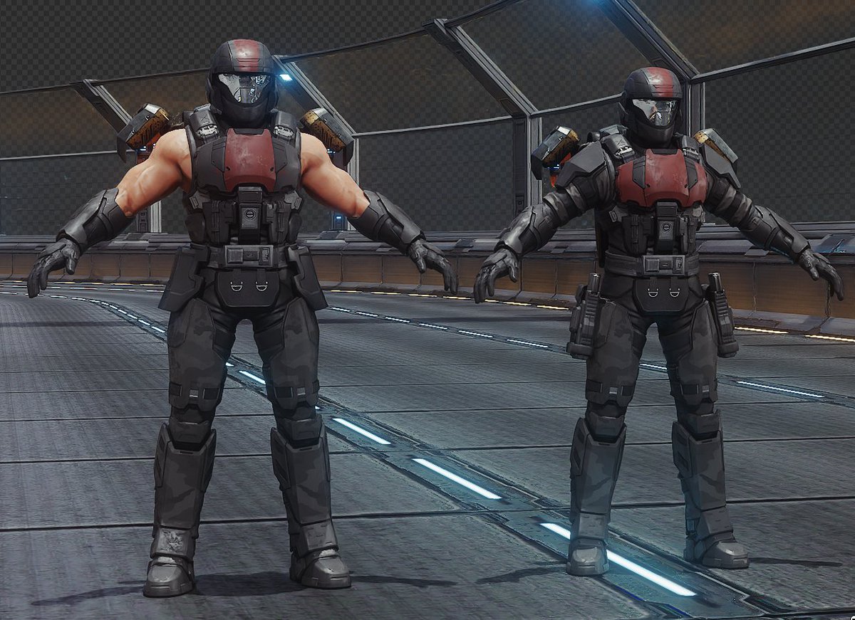 Silent1Meow's tweet image. WIP shot of the kitbashes I did for the Charon Industries guys.
#Halo #HaloInfinite #RedvsBlue