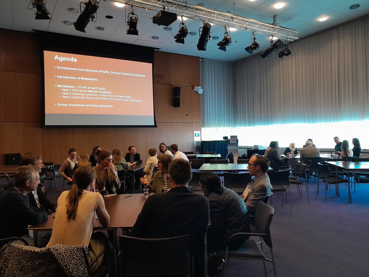 Marta Alonso Peña, PhD (@dramartaalonsop) on Twitter photo Saturday morning in Amsterdam and #EASLCongress still going on!
In this session, faculty providing guidance to YIs about How to prepare a Clinical Practice Guideline in Hepatology <a href="/IsraelsenMads/">Mads Israelsen</a> @a_zanetto Saturday morning in Amsterdam and #EASLCongress still going on!
In this session, faculty providing guidance to YIs about How to prepare a Clinical Practice Guideline in Hepatology <a href="/IsraelsenMads/">Mads Israelsen</a> @a_zanetto