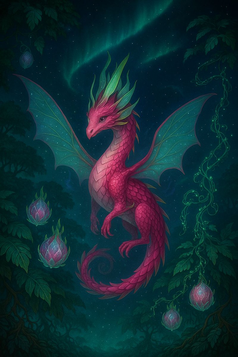 narutaka7630's tweet image. 画像生成AI比較
テーマ:gondola
1枚目 #midjourney
2枚目 #GPT4oimage
プロンプト:
Subject(a majestic dragonfruitdragon drifting at the center, body clad in vibrant magenta scales fading to pale pink edges, translucent wings veined with neon green scattering tiny…