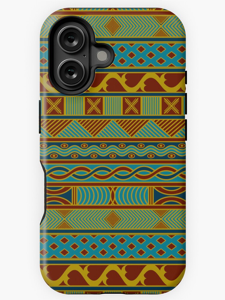 PDyaczenko's tweet photo. Benin patterns often symbolize courage and leadership in West African culture, reflecting royal traditions. Protect your phone with this African Colorful Benin Pattern iPhone Magsafe Tough Case from https://t.co/noHashR510. #BeninDesign #iPhoneCase #AfricanPattern #CulturalArt https://t.co/dUzS07IZMr