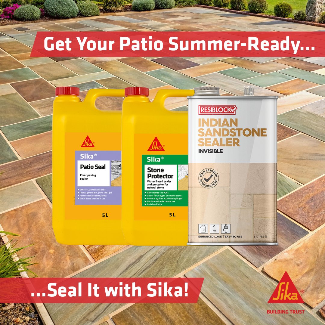 ☀️ Summer’s coming — is your patio ready?

🛡️ Seal it with Sika &amp; Resiblock.
•Stops stains
•Locks in colour
•Easy to clean

🔗 Read the full guide → spkl.io/6010fF88A

#PatioSealer #SikaStoneProtector #Resiblock