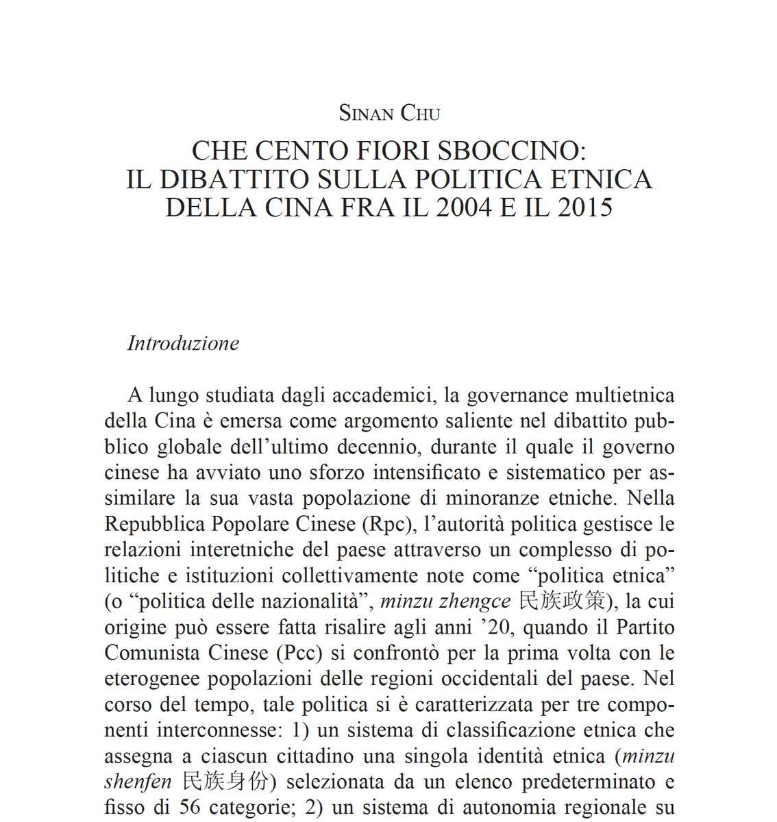 My heartfelt thanks to Marco Fumian <a href="/marcofumian/">Marco Fumian</a> for inviting me to give a talk on China’s ethnic policy debate <a href="/UniOrientale/">Università di Napoli L'Orientale</a> in 2023, which became a chapter of this edited volume. 

Leggere la Cina, capire il mondo Narrazioni (Mimesis Edizioni 2025)
mimesisedizioni.it/libro/97912223…