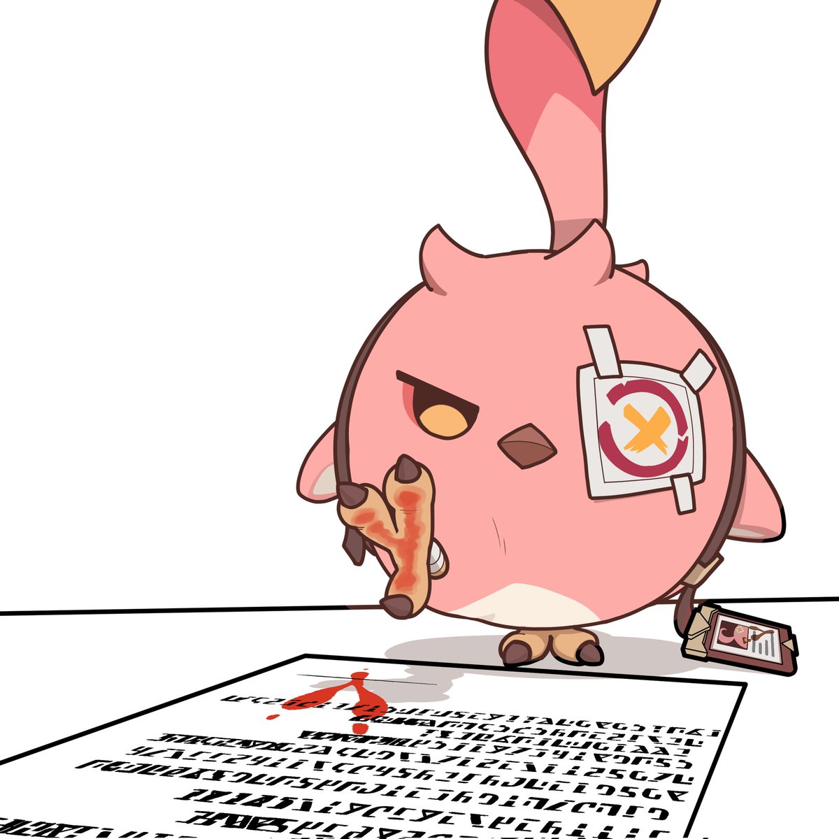 契約書に署名するカクーク