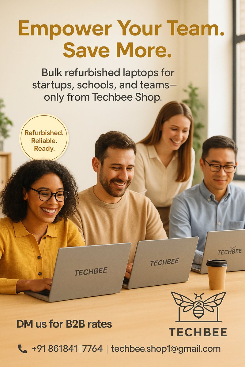 TechbeeShop's tweet image. Smart Teams Choose Smart Tech