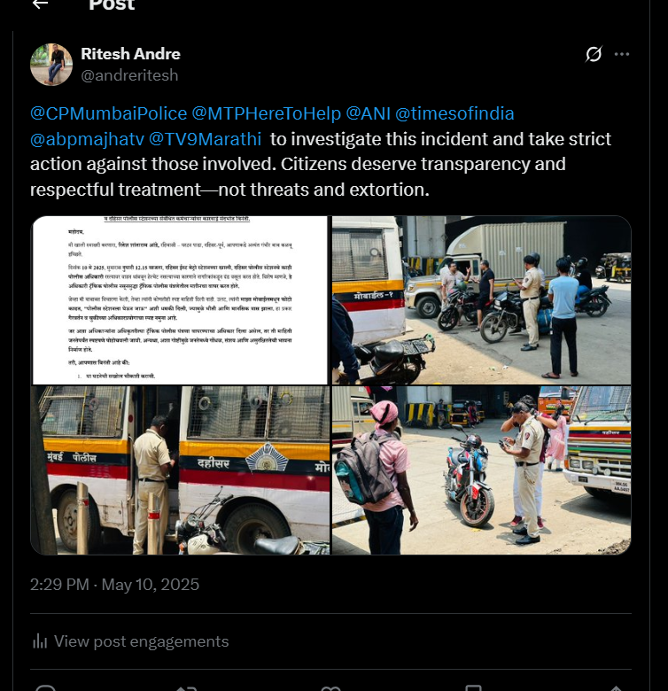 andreritesh's tweet photo. @XCorpIndia @CPMumbaiPolice  why my post getting delete automatically? https://t.co/cc87ebYfMT