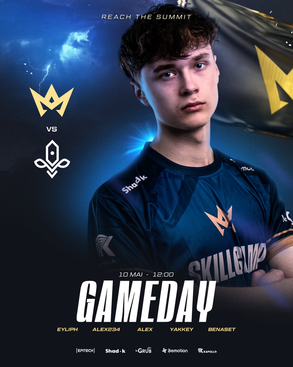 Skillcamp (@skillcamp_gg) on Twitter photo Il est temps de se relancer dès maintenant !
Rendez-vous à 12h face à <a href="/LilleEsportClub/">Lille Esport</a> ⚔️ Il est temps de se relancer dès maintenant !
Rendez-vous à 12h face à <a href="/LilleEsportClub/">Lille Esport</a> ⚔️