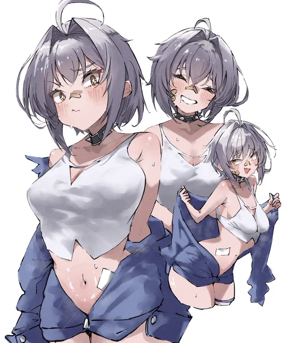 暑い日のほかほかモリーちゃんかわよ#NIKKE 