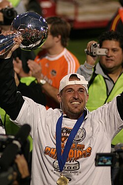 DalglishPaul's tweet image. What a feeling. My first championship. The 2006 @MLS cup with the @HoustonDynamo
Enjoy the reunion this weekend guys. A unique mix of completely different personalities that gelled perfectly on the pitch to deliver back to back championships. Special memories. 🧡