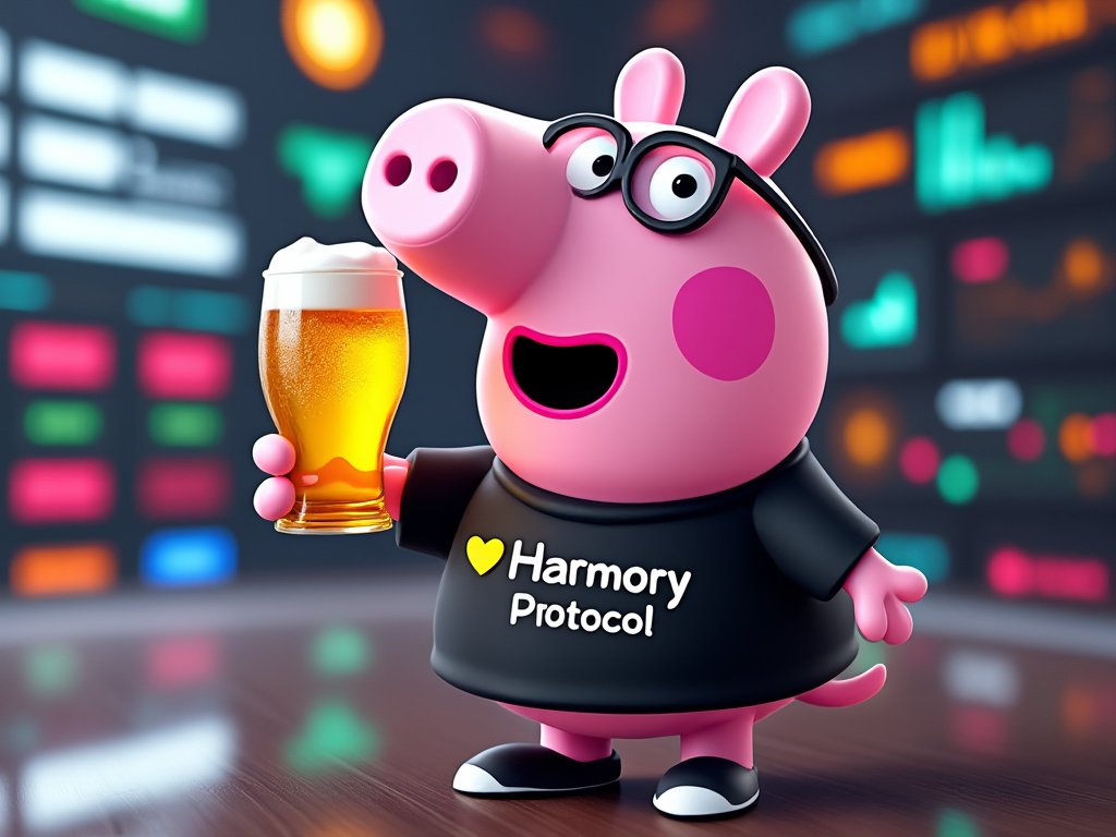 GM #PeppaBeer fam 🐽 $PEBE 🍻. 
#Harmony $ONE 💙