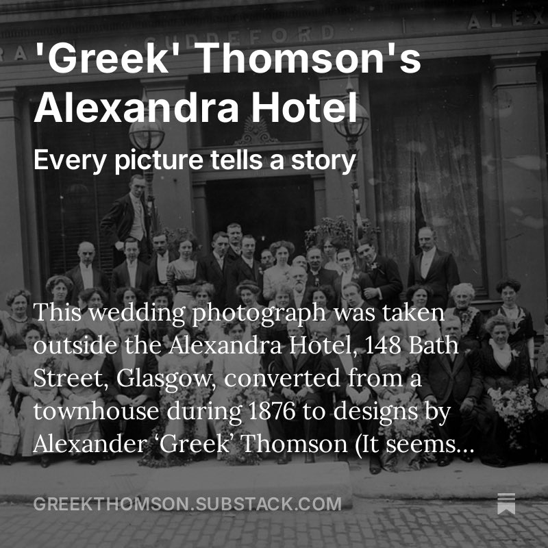 AThomsonSociety's tweet photo. Here’s the latest article from Dominic’s Greek Thomson substack:

https://t.co/iwANGTfrxj

-
-
-
#alexanderthomson #greekthomson #alexandergreekthomson #scotland https://t.co/xJaUf0DnhF