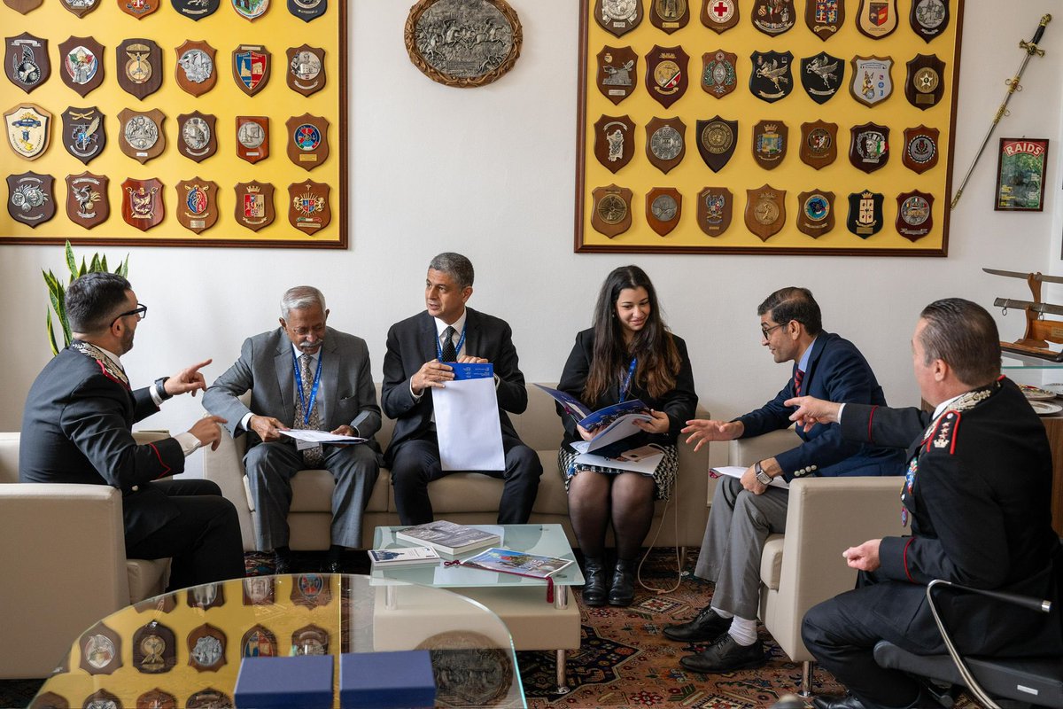 IAPTC (@iaptc_assoc) on Twitter photo The Executive Committee members of the International #Association of #Peacekeeping #Training Centers #IAPTC met on 6-8 May in 🇮🇹 to discuss and finalize preparations for the 29th Annual Conf. to be hosted by <a href="/_CoESPU_/">CoESPU-Center of Excellence4Stability Police Units</a>
📍Vicenza, #Italy
📅 10-14 Nov 2025 The Executive Committee members of the International #Association of #Peacekeeping #Training Centers #IAPTC met on 6-8 May in 🇮🇹 to discuss and finalize preparations for the 29th Annual Conf. to be hosted by <a href="/_CoESPU_/">CoESPU-Center of Excellence4Stability Police Units</a>
📍Vicenza, #Italy
📅 10-14 Nov 2025