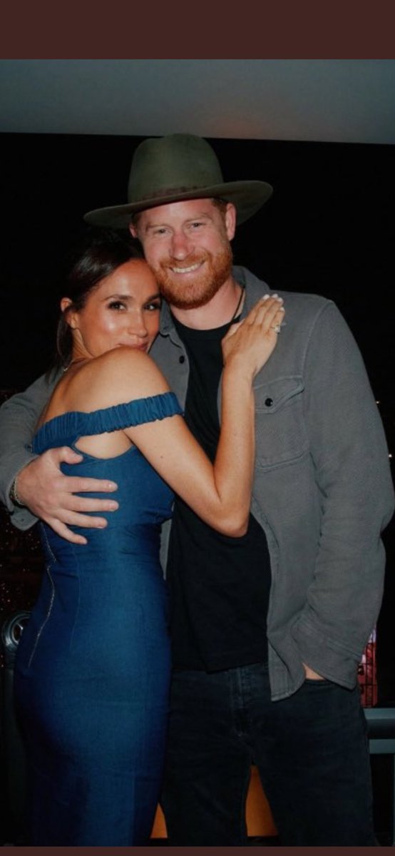 claireXanda's tweet image. Not Prince Harry and Meghan posted on Beyonce’s website for her #COWBOYCARTERtour . They look so good and happy .
