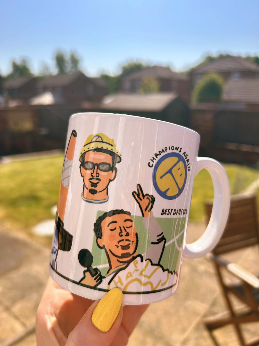 Lucy (@lucy_lufc) on Twitter photo Morning.
Happy 1 week of being Champions anniversary.
(should the mug be used for tea or some form of alcohol in honour of El Capitan?)
<a href="/TheSquareBall/">The Square Ball</a> <a href="/_yelrA/">Arley Byrne</a> Morning.
Happy 1 week of being Champions anniversary.
(should the mug be used for tea or some form of alcohol in honour of El Capitan?)
<a href="/TheSquareBall/">The Square Ball</a> <a href="/_yelrA/">Arley Byrne</a>