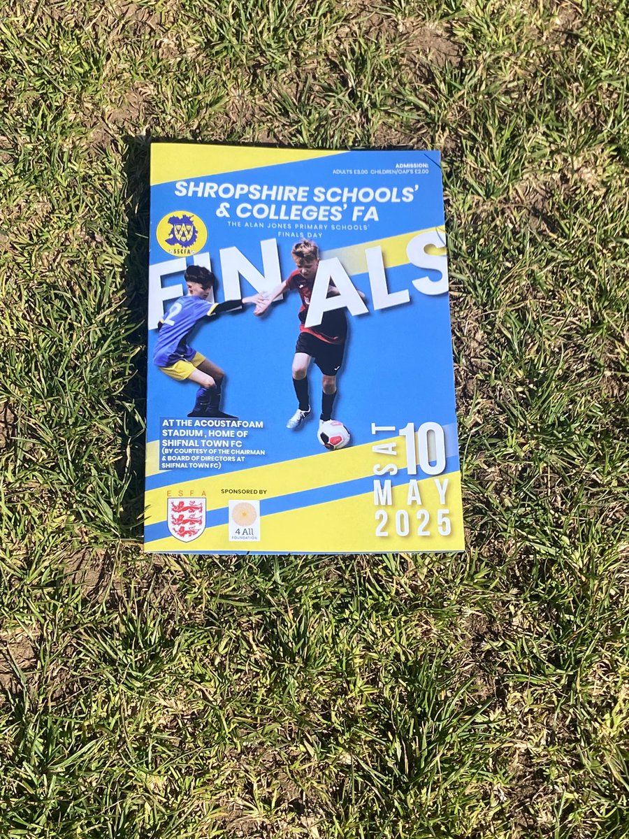 SSCFA (@sscfa2) on Twitter photo Today is our annual #SSCFAPrimarySchoolsFinalsDay
Huge thank you to our hosts <a href="/TownShifnal/">Shifnal Town FC</a> and to all schools who have participated in this season’s competitions. Good luck to our 18 finalists competing today! Today is our annual #SSCFAPrimarySchoolsFinalsDay
Huge thank you to our hosts <a href="/TownShifnal/">Shifnal Town FC</a> and to all schools who have participated in this season’s competitions. Good luck to our 18 finalists competing today!