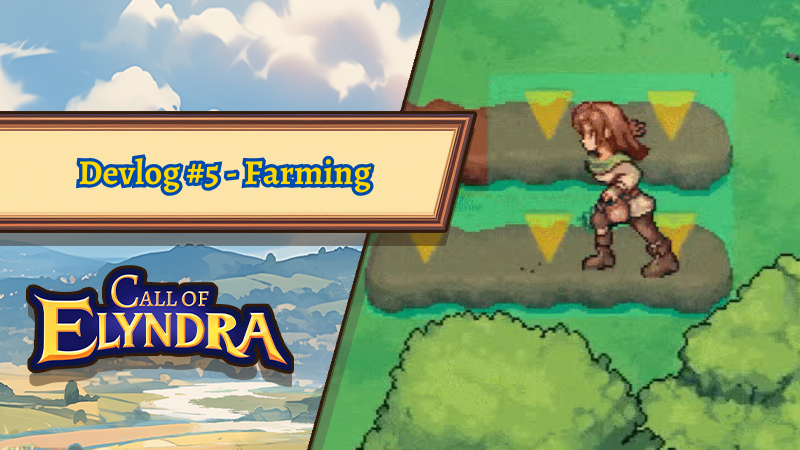 Call of Elyndra can be a farming game if you wish it to be one. Here's a devlog that describes our current farming mechanics. If you are interested in the cozier part of the experience, it's a must-read!
store.steampowered.com/news/app/29026…