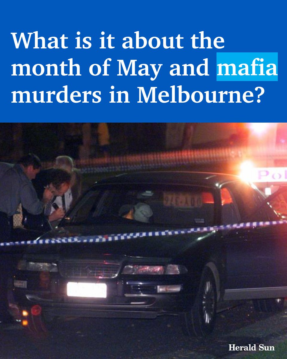 May is the one month of the year when Melbourne mobsters ought to consider a trip to Vegas or Chicago or Sicily — anywhere is safer than home > bit.ly/3FaO0Jz